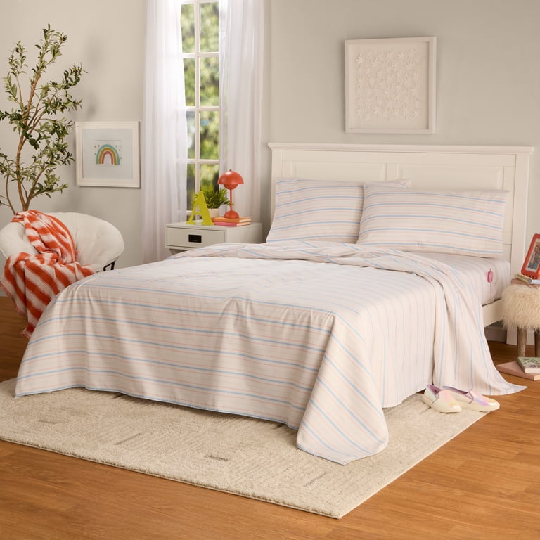 Mainstays by Becky G. & Alejandra 4-Piece Multicolor Woven Stripe