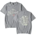 thumbnail image 3 of Mode Urbaine T-Shirt Duki pour Femmes Unisexe Décontracté Manches Courtes Cool Modo Dlablo Y2K Amusant Col Rond Harajuku Coton Tees Oversize Tops M1556-7-Gris TP, 3 of 6