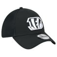thumbnail image 3 of Men's New Era Black Cincinnati Bengals Main Neo 39THIRTY Flex Hat, 3 of 6