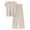 Beige, variant on Lounge Sets for Women Two Piece Outfits Knit Cap Sleeve Tops Wide Leg Pleated Pants Casual Dressy Sweater Sets