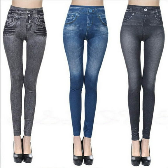 Women's Stretch Denim Pants Slim Fit Tapered Leg Design Comfortable Skinny Jeans for Everyday Wear