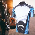thumbnail image 3 of Maillot de ciclismo de manga corta con absorción de sudor de verano para hombre Ropa deportiva de ciclismo S, 3 of 10