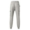 thumbnail image 6 of YUNAFFT Mens Pants Clearance Men's Solid Cargo Pants Slim Multi Pocket Leggings Casual Sports Outdoor Pants Discount, 6 of 6