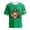 Green, variant on IWRICH Men's Plus Size Mardi Gras T Shirts Crew Neck Short Sleeve Rave Tshirts Loose Fit Comfy Funny Tees Yellow XL
