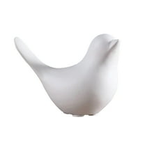 HCTSHG Ceramic Bird Figurines Small Bird Statues Home Decorative Modern Style Figurine Decor for Living Room, Bedroom, Desk, Bookshelf, Coffee Table, Fireplace Mantel