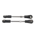 thumbnail image 2 of RC Servo Tie Rod, RC Model Car Accessories Wear  Black Silver RC Servo Pull Rod 2pcs  for 1/10 RC Car, 2 of 8