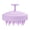 Purple, variant on HEETA Scalp Massager Hair Growth, Soft Silicone Scalp Scrubber Shampoo Brush for Exfoliation, Dandruff Removal, Wet & Dry Use, Wheat Straw Purple