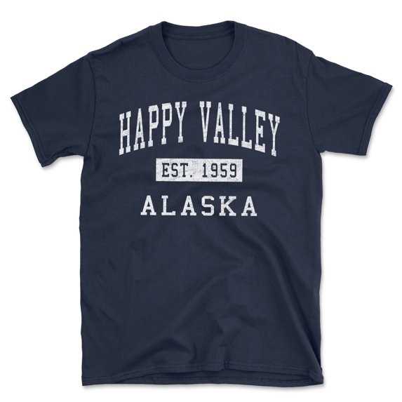 Happy Valley Alaska Classic Established Men's Cotton T-Shirt