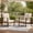 Cream White, variant on Deersky 2 Pieces Patio Furniture Set, Outdoor Metal Patio Chairs Set of 2, All-Weather PE Wicker Chairs with Cream White Cushions for Porch, Balcony and Small Spaces