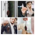 thumbnail image 7 of Naloa Cherry Print Round Keychain Keychain Key Ring, Key Tag, Key Chain Bulk for Gift Accessories (Round), 7 of 7