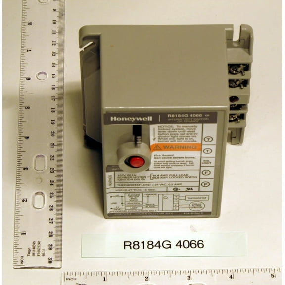 Honeywell R8184G4066 - Cad Cell Relay (15 Sec)Led For Lockout