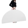 thumbnail image 4 of Heavy Duty 5ft Circular Foldable Banquet Dinning Plastic Folding 60 inch Round Table For Event Party, 4 of 7