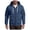 Navy, variant on UOCUFY Hoodies for Men Casual Long Sleeve Full Zip Hooded Fleece Sweatshirt | Fashion Athletic Workout Jackets with Multi Pockets Wine,Size L