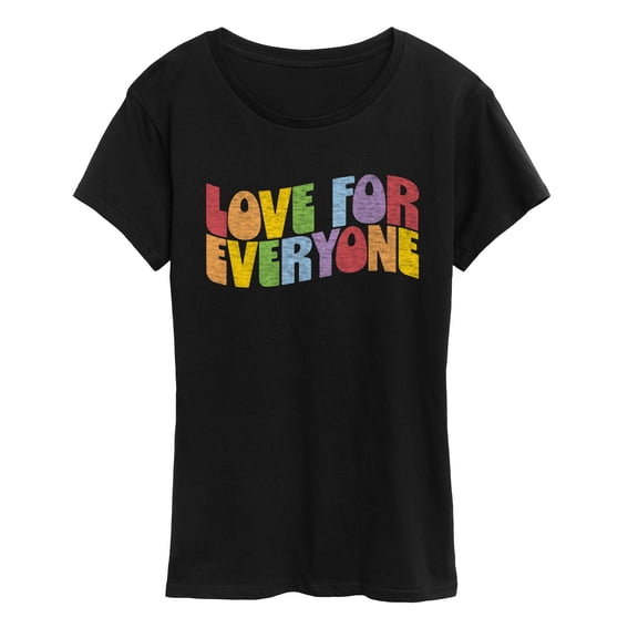 Instant Message - Love For Everyone - Women's Short Sleeve Graphic T-Shirt
