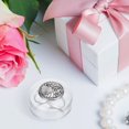 thumbnail image 4 of JUNWELL2Pcs First Communion Rosary Box Clear Plastic Small Keepsake Box Trinket Box Case Vintage Jewelry Storage Container, 4 of 8