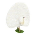 thumbnail image 4 of Figura de animal salvaje para niños en edad preescolar, juguete artesanal, juguete educativo decorativo, animal Blanco, 4 of 9