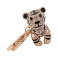 thumbnail image 4 of 1 Pce Porte-Clés Incrusté de Strass Tiger Boucle de Sac à Main Pendentif Porte-Clés de Voiture, 4 of 7