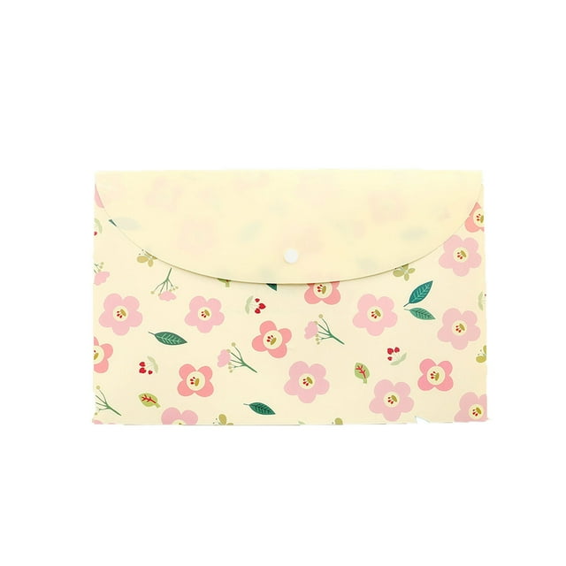 Waterproof Storage Bag Folder Horizontal File Bag A4 Snap File Bag File Bagwaterproof Storage Bag