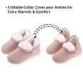 thumbnail image 2 of VONMAY Bottes Pantoufles Duveteuses pour Femmes Bottillons en Mousse Mémoire Chaussures de Maison Intérieur Extérieur, 2 of 5