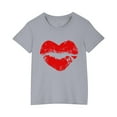 thumbnail image 1 of Zpanxa Chemises Filles T-Shirt à Imprimé d'Halloween Col Rond Manches Courtes Haut Mode en Coton 7 Ans, 1 of 4