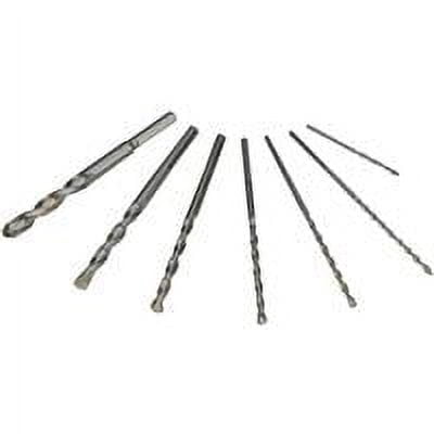Milwaukee-48-20-8857 7-Piece 3-Flat Secure-Grip Hammer Drill Bit Set