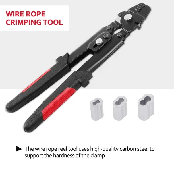  Crimping Tool, Wire Rope Crimping Tool, Up To 2.2mm Swager Crimper  Fishing Wire Crimping Tool