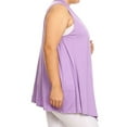 thumbnail image 2 of Women's Sleeveless Open Front Cardigan Lightweight Solid Drape Vest, 2 of 5