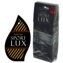 Areon Sport LUX Quality Perfume/Cologne Cardboard Car Air Freshener, Silver-12PK