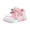 2Pink, variant on IUJSOY Kids LED Tennis Shoes for Girls Boys Light up Flashing Running Shoes Strap Walking Sneakers