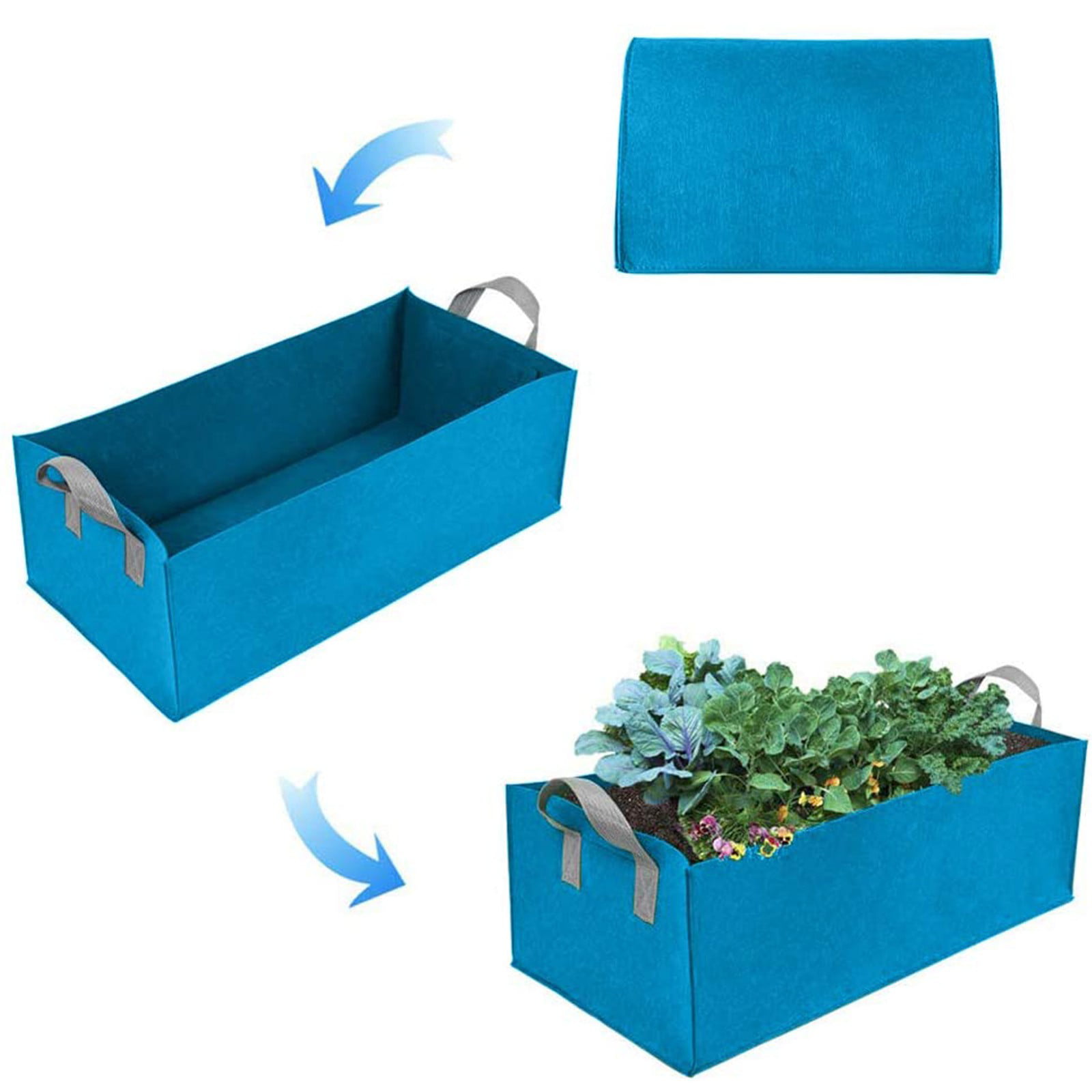 Buy GARDECO HDPE 360 GSM UV Protected 48x24x12 inch Green Color Rectangular  Grow Bag with PVC Pipe Support Online at Best Prices in India - JioMart.