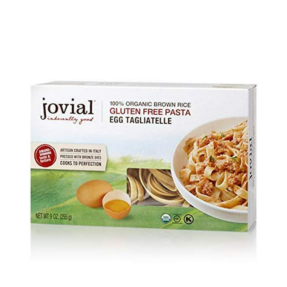 Jovial Pasta Brown Rice Tagliatelle 9oz (pack of 3)