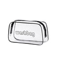 thumbnail image 1 of Simple For Girls Letter Waterproof Storage Cases Zipper Women Cosmetic Bag Travel Storage Handbag Transparent Makeup Bag Korean Storage Bag BLACK S, 1 of 8