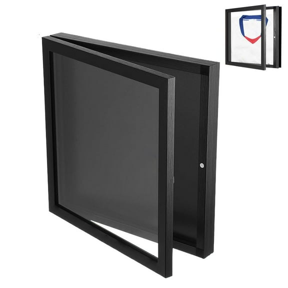 13X13 Large T-Shirt Display Frame for Wall or Tabletop Stand Display, T-Shirt Frame Display Case - Sports Jersey Shadow Box for T-Shirts, Baseball Football Sports Jerseys, Uniform