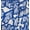 Floral Blue Glory, variant on Time and Tru Women's Sleeveless Smocked Top with Ruffle Trim, Sizes XS-XXXL