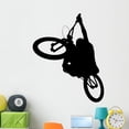 thumbnail image 1 of Dirt Biker Silhuette Wall Decal by Wallmonkeys Peel and Stick Graphic (48 in H x 38 in W) WM109632, 1 of 4