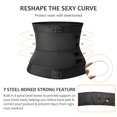 thumbnail image 3 of Neopreno Sauna Entrenador De Cintura Cintura Ajustable Cincher Trimmer Entrenamiento Adelgazamiento Body Shaper Cinturón Para Mujeres Y Hombres Moyic OD014494-02, 3 of 6