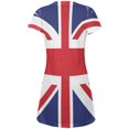 thumbnail image 2 of British Flag Union Jack Juniors V-Neck Beach Cover-Up Dress, 2 of 4