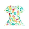 thumbnail image 7 of Girls Dress Hawaii Style Pineapple Leave Casual Colorful Sundress 6 Years, 7 of 7