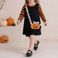 thumbnail image 4 of XUANTAOO Halloween Outfits for Girls Long Sleeve Ghost Printed Princess Tutu Dress Toddler Witch for Girls 2-3 Years, 4 of 5