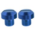 thumbnail image 4 of Kudiqi Motorcycle Mirror Hole Plugs - Blue (2pcs), 4 of 5