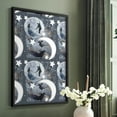 thumbnail image 5 of Celestial Love Collection E Framed Print in Black Solid Wood Framed Print No Nail Hanging, 5 of 6