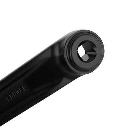 Hilitand Bike Aluminum Alloy Left Single Chain Crank Arm Replacement Accessory, Bike Left Crank