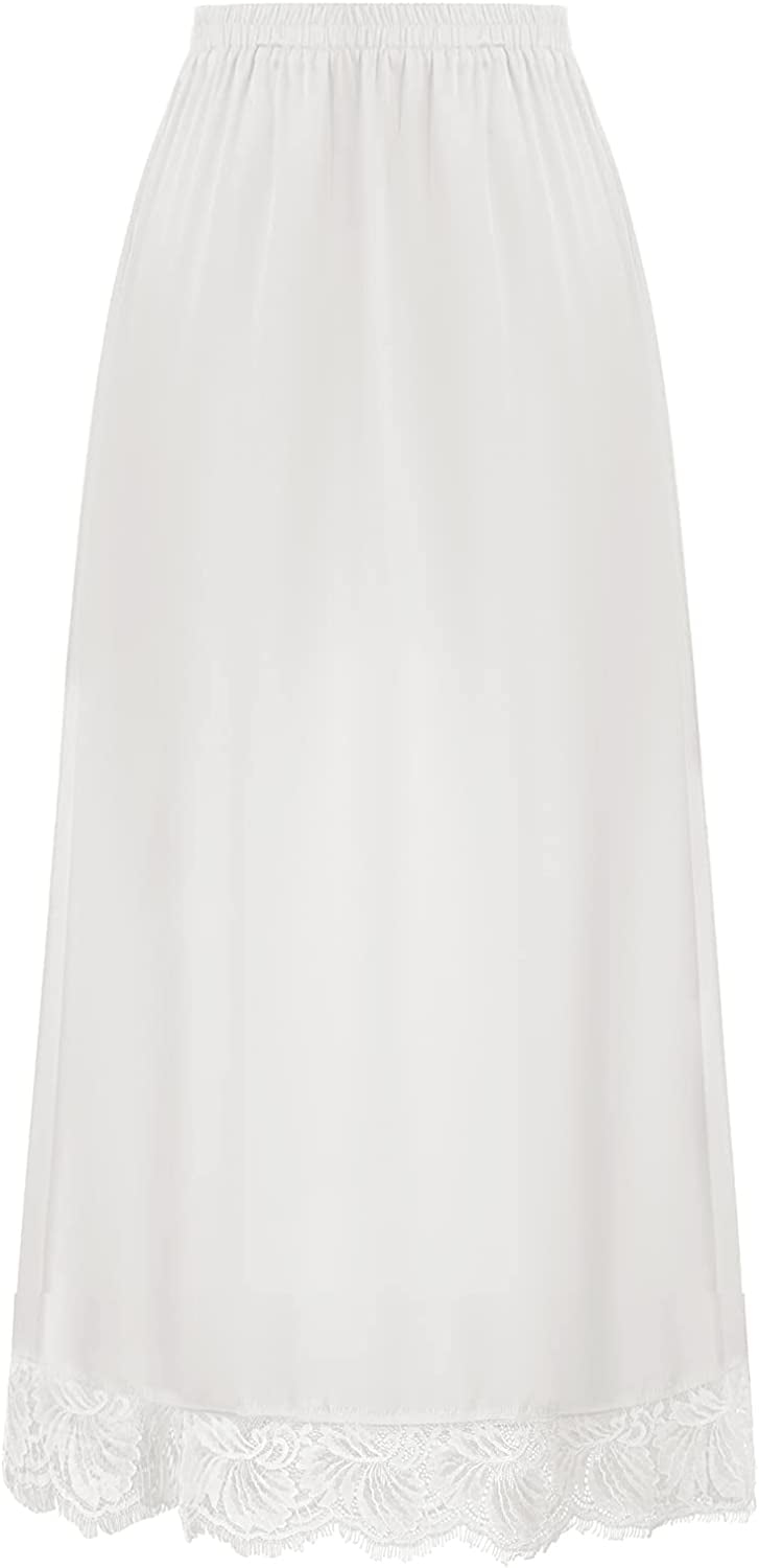 Kate Kasin Half Slips Anti Static for Women Underskirt with Lace Trim - Walmart.com