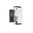 thumbnail image 2 of 1212 Monaco Collection Wall Sconce W:6in H:10in Ext: 7in Lt:1 Flat Black (Matte) Finish, 2 of 2