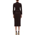 thumbnail image 2 of BGL womens  2pc Wool-Blend Jacket & Skirt Set, 14, Brown, 2 of 3