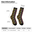 thumbnail image 2 of Rateoe Colorful Dreamcatcher for Women Casual Calf Socks - Cute Crew Socks - Thin Soft Above Ankle Socks Size 5-11, 2 of 6