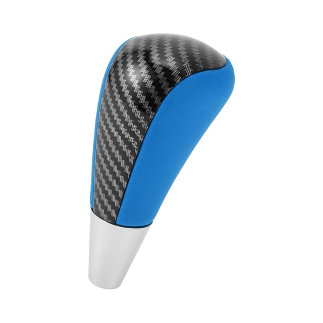 Perilla de palanca de cambios automática Unique Bargains para Toyota 4Runner 03-21, cuero sintético negro y azul