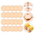 thumbnail image 3 of Miangastore Diy Planners Binding Buckle Abs Rose Gold For Children Students Adults 20Pcs, 3 of 8
