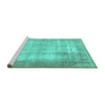 thumbnail image 2 of Ahgly Company Machine Washable Indoor Rectangle Persian Turquoise Blue Traditional Area Rugs, 2' x 3', 2 of 4
