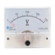 thumbnail image 5 of Voltímetro 85C1 DC 0-20V 0-50V 0-100V 0-300V 0-500V Rectangular Clase 2.5 Analógico CC 0-200 V, 5 of 9